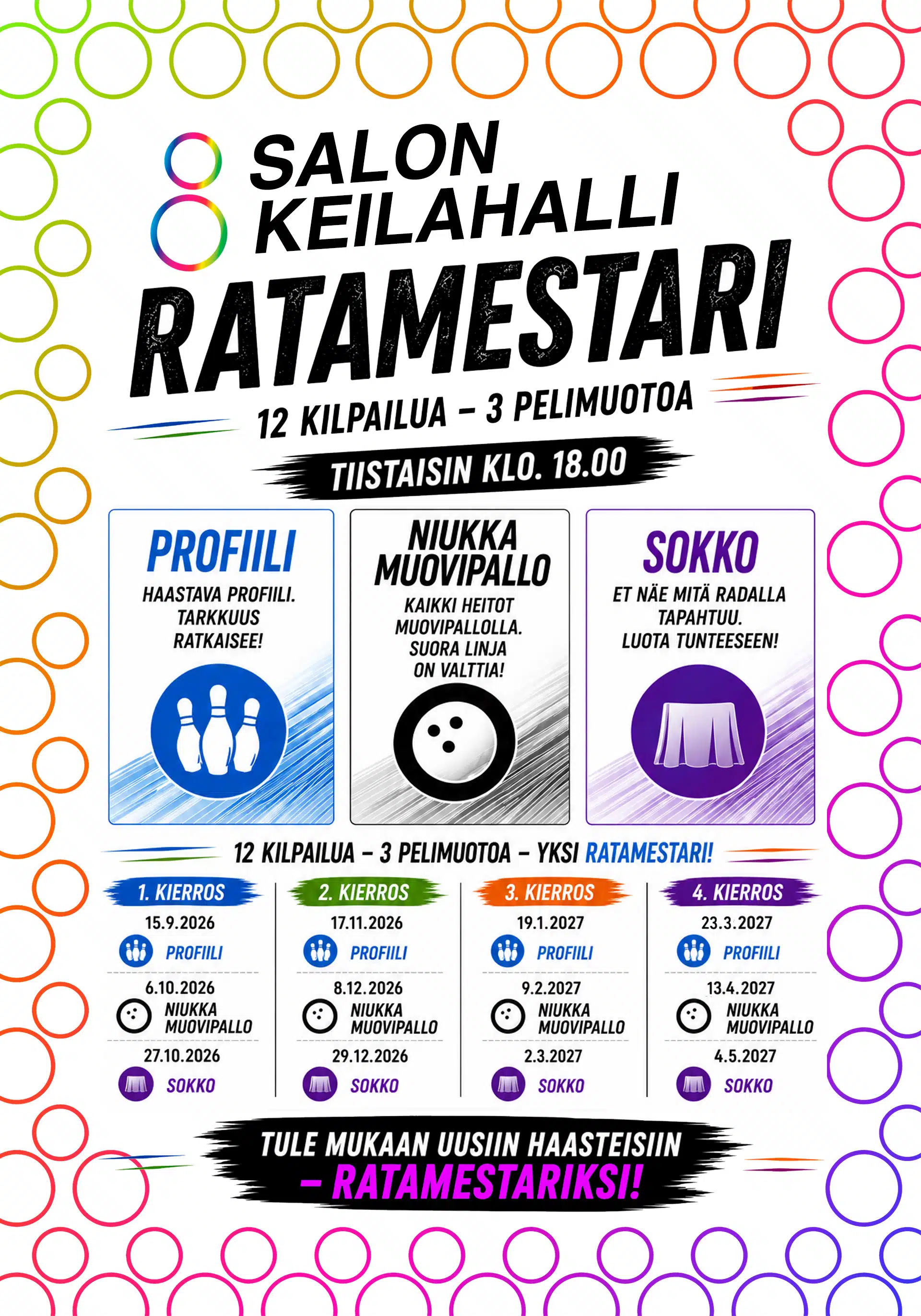 RATAMESTARI – juliste